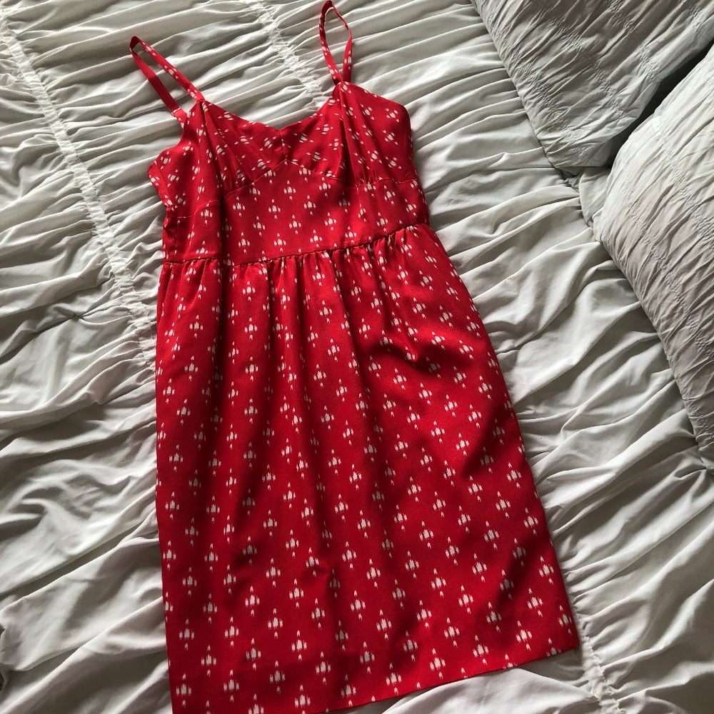 J. Crew Red Sundress